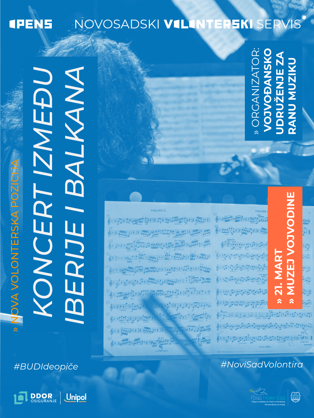 volontiranje na koncertu, volontiranje u kulturi, koncert rane muzike Novi Sad, volontiranje u Novom Sadu, volonteri u umetnosti, barokna muzika uživo